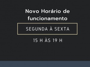 Horário de Funcionamento FDV
