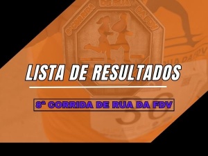 Lista de Resultados da corrida de rua