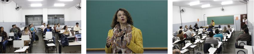 Fotos dos professores.